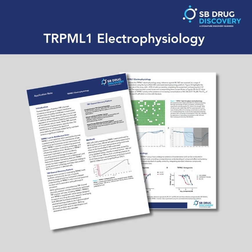 TRPML1 electrophysiology